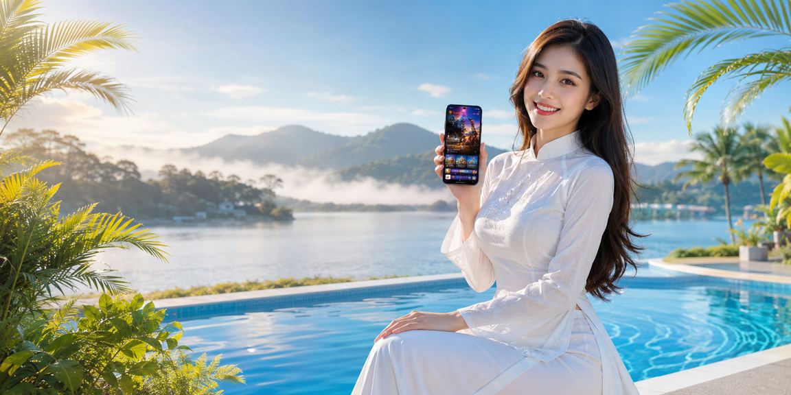 Người chơi esports tại Đà Lạt mặc áo dài truyền thống tham gia cá cược trực tuyến