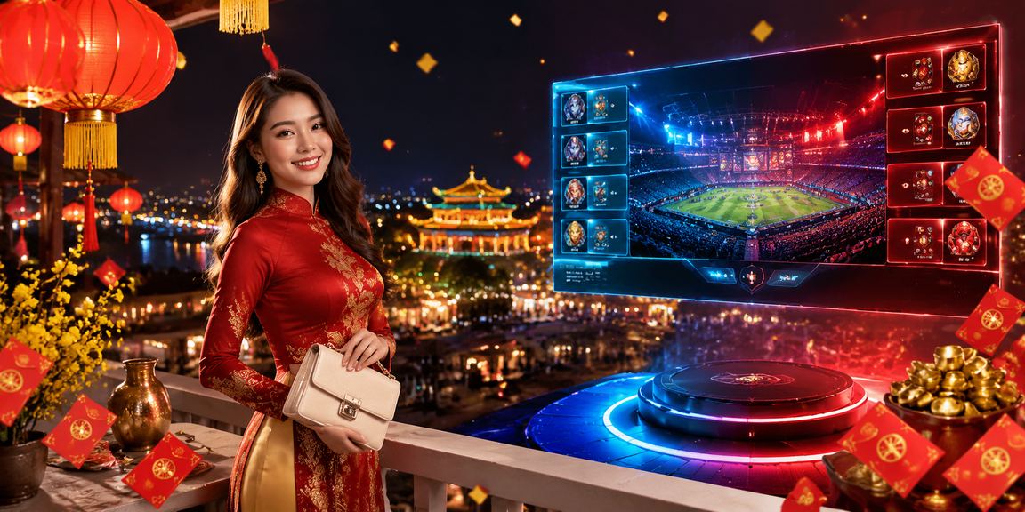 Hội chợ đêm tại Huế - nơi người chơi theo dõi Jackpot và Esports