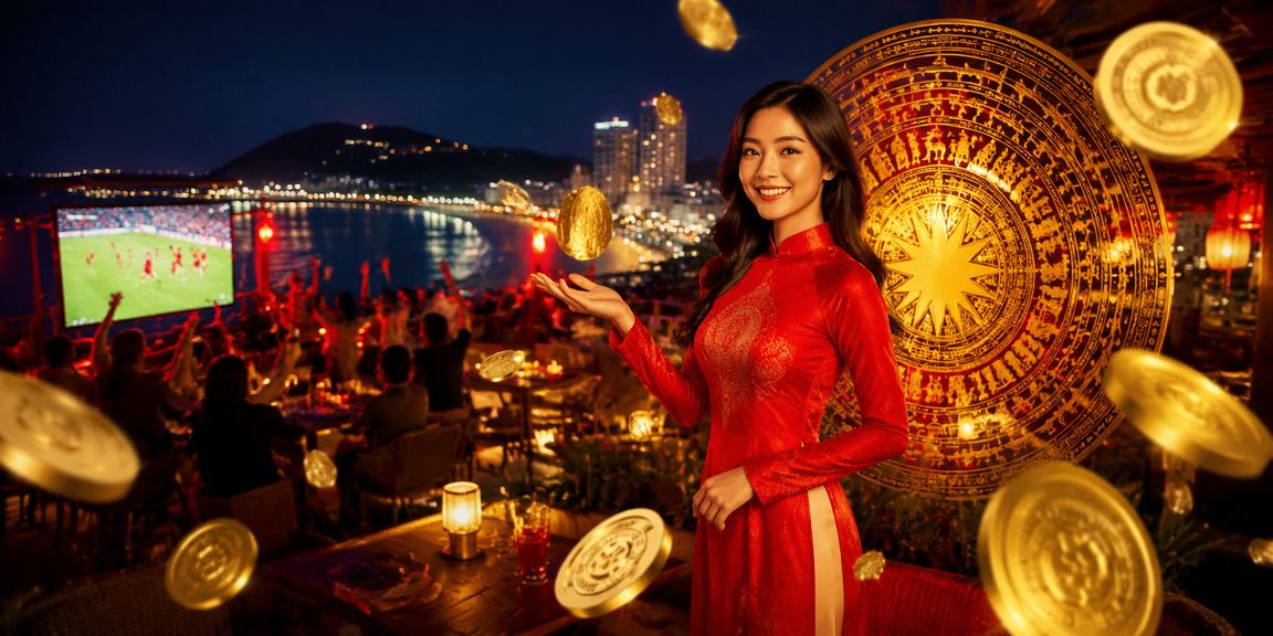 Không khí cá cược sôi động tại Vũng Tàu với trang phục áo dài truyền thống